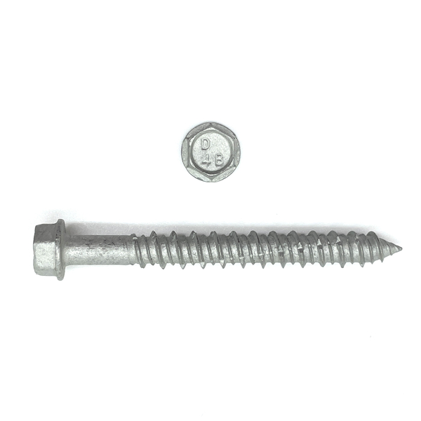3904SS 1/4 (5/16 HEX) X 2-1/4 HEX HEAD MASONRY SCREW 410 STAINLESS (INCLUDES AN INSTALLATION DRILL BIT)